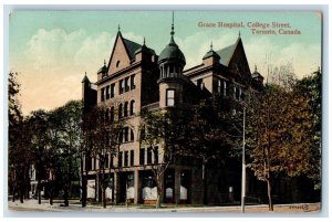 1913 Grace Hospital Toronto Ontario Canada Skaneateles NY Posted Postcard 