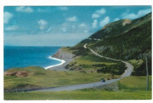 Cabot Trail, Nova Scotia, Vintage Chrome Postcard