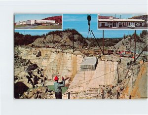 Postcard Rock of Ages Granite Quarry, Barre Town, Vermont