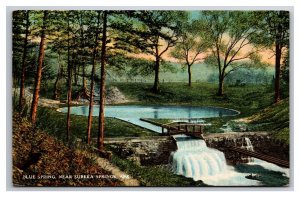 Blue Spring Eureka Springs Arkansas AR UNP DB Postcard Z10