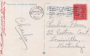 MADISON INDIANA~STEAMER SHIP CINCINNATI~1927 A C HILLABOLD PUBLISHED POSTCARD