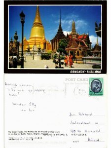 CPM AK THAILAND-Bangkok-The emerald Buddha Temple-The Golden Pagoda (334902)