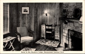 Postcard Room in Big Meadows Lodge at Shenandoah National Park, Virginia