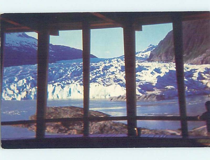 Pre-1980 VIEW FROM THE MENDENHALL GLACIER VISITOR CENTER Juneau Alaska AK B9440