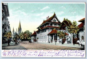 Berlin Germany Postcard Main Entrance to the Zoological Garden c1905 Posted