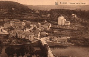 Panorama pris du Chateau,Bouillon,Belgium BIN