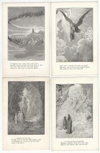 23 - Religious, Mythological Drawings/Scenes with Verse Antique Postcards N4500