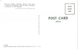Mexicali Mexico Postcard Tarjeta Postal Governors Palace Mexicali