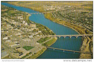 Canada Aerial View University Saskatoon Saskatchewan