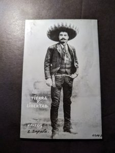 Mint Mexico PPC Postcard Mexico Land And Liberty Mexican Man