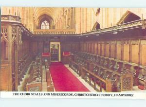 Unused Pre-1980 CHURCH SCENE Christchurch - Dorset UK L3379