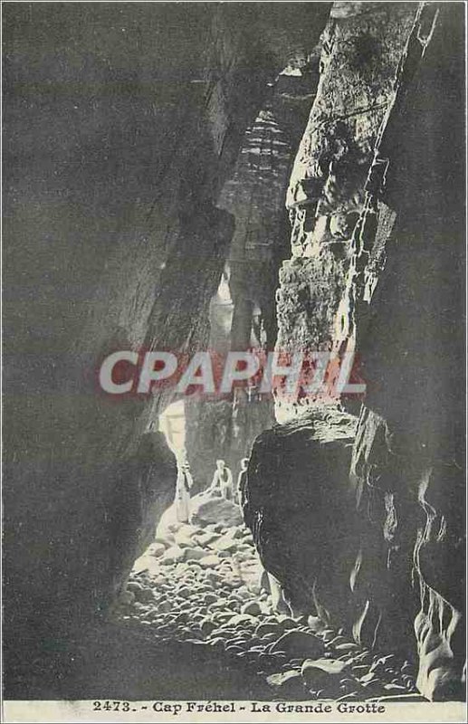 Old Postcard Cap Frehel The Great Cave