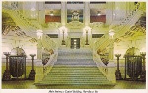 Main Stair Way Capitol Building Harrisburg Pennsylvania