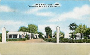 TX, Laredo, Texas, Graf's Motel, Pan American Highway, 1958 PM, Kropp