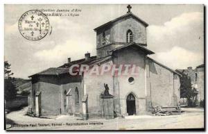 Old Postcard The Church Domremy