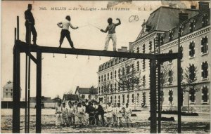 CPA MELUN 31e de Ligne Assaut d'Armes (924735)