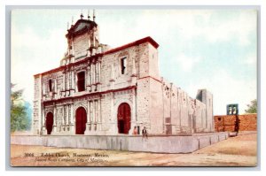 Robles Church Monterrey Mexico UNP Sonora News Co UDB Postcard Y17