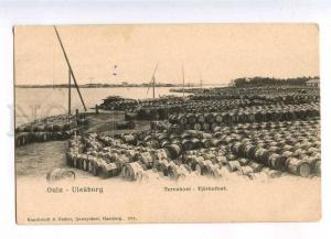 232822 FINALND OULU tar storage OLD undivided back postcard