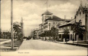 Jacksonville Florida Hogan Street c1900-20s Vintage Postcard