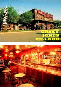 2~4X6 Postcards JACKSON, TN Tennessee CASEY JONES VILLAGE Store~Ice Cream Parlor