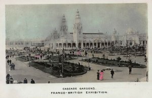 Cascade Gardens, Franco-British Exhibition 1908, London, Unused Postcard