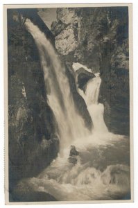 Postcard Italy 1925 Lake Lago di Garda Waterfall Casca del Ponale