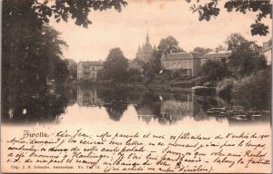 Netherlands Zwolle Vintage Postcard 09.33