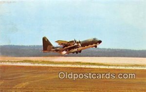 Rocket Assisted Take Off, C130 Hercules Color by Al Hart Unused 