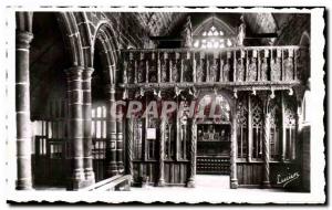 Postcard Old Jube Ploubezre Interior of the Chapel of Kerfons