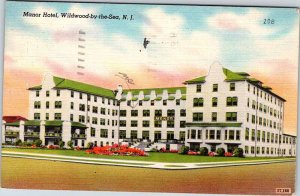 Postcard HOTEL SCENE Wildwood New Jersey NJ AO2273