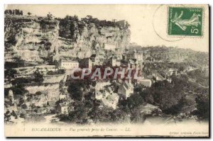 Postcard Old Rocamadour Vue Generale Jack Du Causse