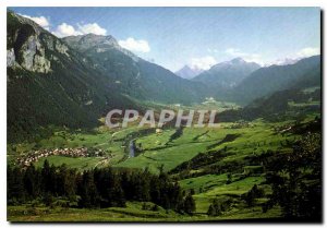 Modern Postcard Im Schams GR mit Piz Tschera the Hurell und Surettahorner