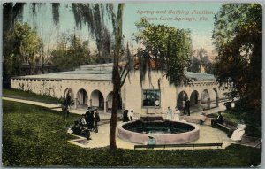 GREEN COVE SPRINGS FL BATHING PAVILION ANTIQUE POSTCARD