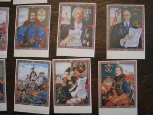 1939 NY Worlds Fair Souvenir POSTCARDS ARTHUR SZYK Polish-American Cpl.Set of 20