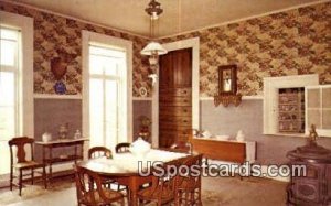 Dining Room, Octagon House - Watertown, Wisconsin