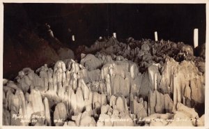 J74/ Bend Oregon RPPC Postcard c1940s Sand Gardens Lava Cave 269