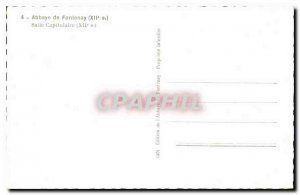 Postcard Abbey of Fontenay XII Room S Capitulaire XII S