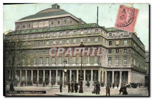 Postcard Old Paris The French Theater