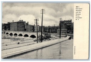 1905 Erie Canal Aqueduct Over Genesee River Rochester New York Vintage Postcard 