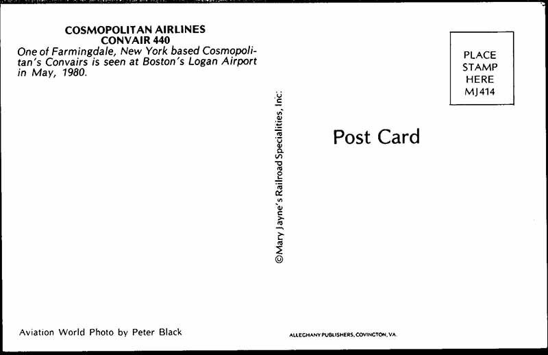 Postcard AIRPORT SCENE Boston Massachusetts MA AK0426