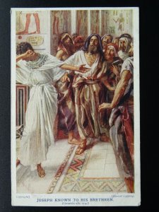 Christian Biblical Scene JOSEPH KNOWN TO HIS BRETHREN c1920s Postcard by Track