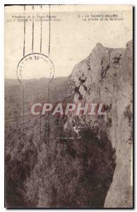 Old Postcard La Sainte Baume Cave and St Pilon