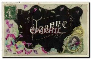 Old Postcard Jeanne Surname