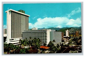Vintage 1973 Postcard Sheraton Princess Kaiulani Hotel Waikiki Hawaii