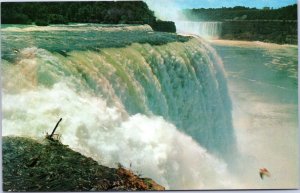 postcard Niagara Falls -  American Falls close up