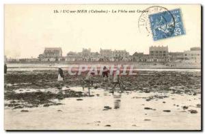 Old Postcard Luc Sur Mer La Peche for Crabs