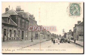 Sainte Genevieve Postcard Old National Road The tobacco shop and Post Office