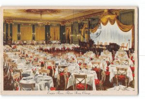 Chicago Illinois IL Postcard 1930-1950 Palmer House Empire Room Interior