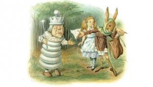 The King Ham Sandwich Alice Through The Looking Glass 1911 Book Postcard