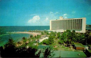 Puerto Rico San Juan View Of The Caribe Hilton Hotel 1963